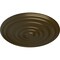 Ekena Millwork Carton Ceiling Medallion (For Canopies up to 3 3/4"), Hand-Painted Brass, 17 3/4"OD x 1 3/8"P CM18CABRS - alternate 4